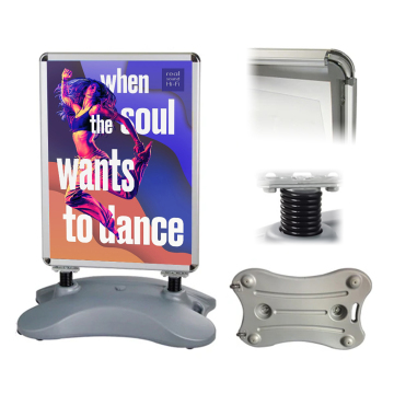 Custom Design Outdoor Advertising Display Stands: A1 Water-Based Aluminum Pavement Signs & Poster Stand
