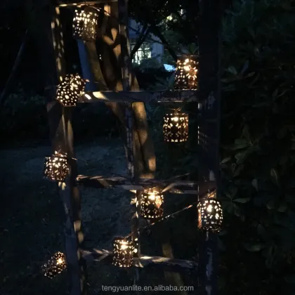 Noma Lights Lantern Pendant LED String Outdoor Light - 2019 Novelty Metal Lantern LED Decor