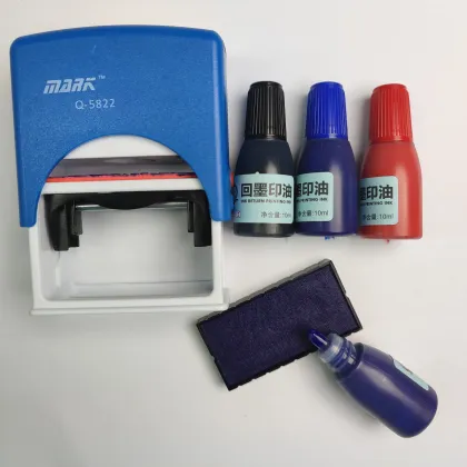 Water-Based Ink for Automatic Trodat Stamp 40ml Bottles - Red, Blue, Black Self Inking Stamp Ink