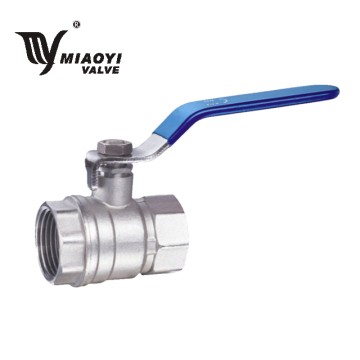 Miaoyi Factory Household Thickened Steel Handle 1/4 Inch to 2 Inch Brass Ball Valve