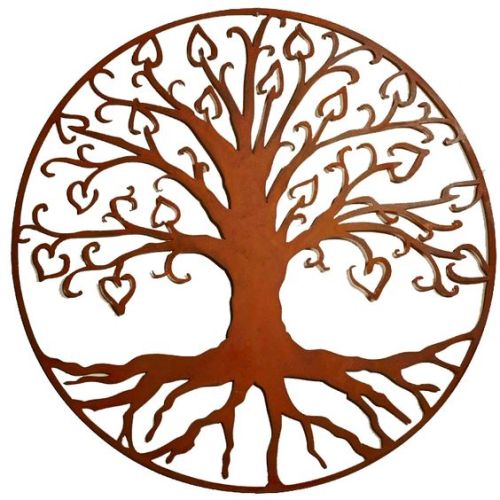 Metal wall art iron tree wall decor