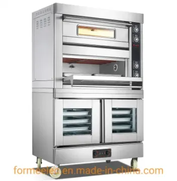 Electric Layered Oven Fermentation Case All in One 1-Deck 2-Trays Oven 10-Trays Fermentation