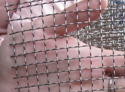 Woven stainless steel mesh