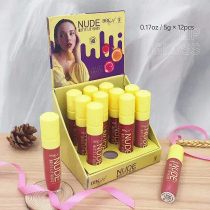  BBC Cosmetic Line Private Label Mini Lip Gloss Clear Mirror Glaze 