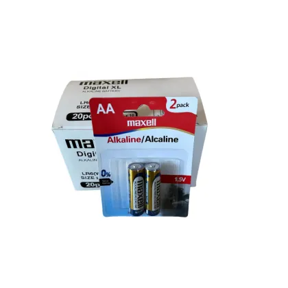 Maxell Battery LR6 AA for TV Remotes, Fingerprint Locks, Toy Cars, and More