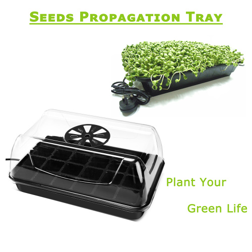 Vented Humidity Dome Indoor Propagation Nursery Seed Tray