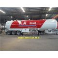 Tri-eixo 30T Bulk LPG Trailers