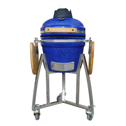 16 Inch Ceramic Charcoal Grill for Outdoor Kitchen - Joe Kamado Barbecue