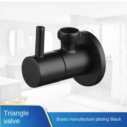 Copper Four-Point Universal Angle Valve Stop Faucet for Bathroom