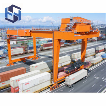 RMG Dipasang Double Girder Contanter Gantry Crane