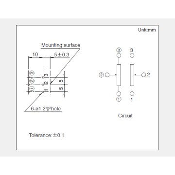 Rk271 series Rotary potentiometer