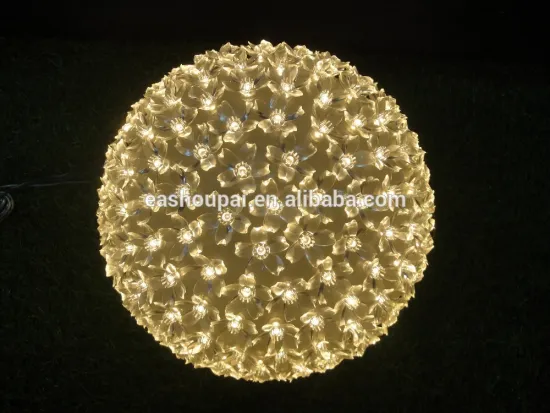 300L Christmas decoration plastic led light ball diamter 25cm