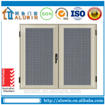 Aluminium casement window with mosquito net