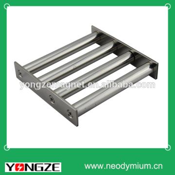 Permanent neodymium magnet tube for metallurgy industry.