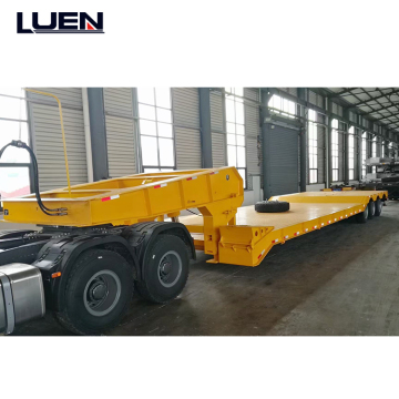 Luen 3*13ton Lowboy Axles قابلة للفصل groenseck منخفض السرير نصف مقطورة للخدمة الثقيلة