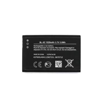 High Quality 3.7V 1050mAh/1200mAh Cell Phone Battery for Nokia BL-5C