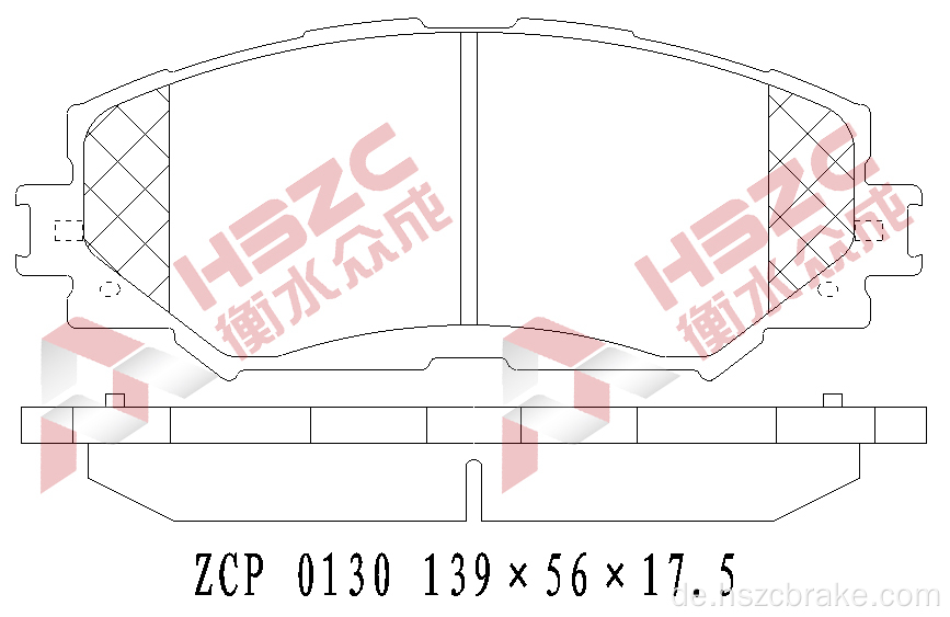 FMSI D1210 Auto Keramikbremspad für Touota