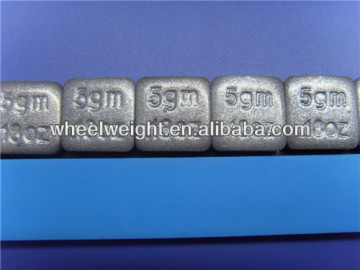 Motorcycle fe adhesive/stick-on wheel balance weight