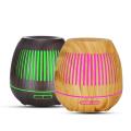 Tuya Smart WiFi diffuser 400ml aroma essential oil air ultrasonic humidifier Wood Grain Hollow Aromatherapy LED Light For Home
