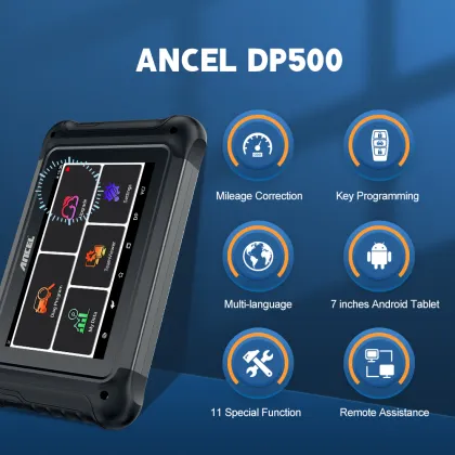 ANCEL DP500: Automotive Instrument Cluster Adjustment & OBD2 Diagnostic Tool