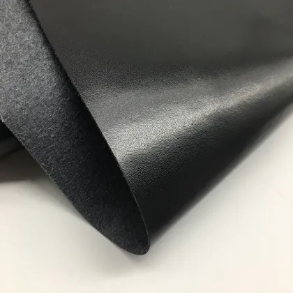 Chinese Manufactured Mirror-Colored Bass Microfiber Leather for Labor Protection Shoes