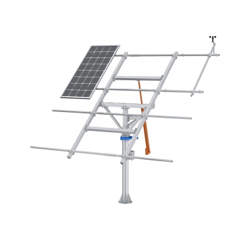 6KW Customized Solar Tracker with Slewing Drive or Linear Actuator for Double Axis Sun Tracking
