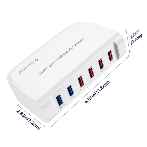 Chargeur portable avec 6 ports pour mobile et tablette