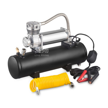 Modified Pump Powerful Air Horn Compressor with 8L Air Tank - Air Suspension Inflator