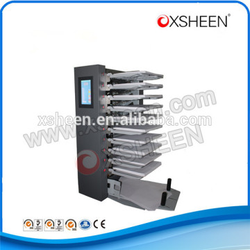 sell well paper collator,continous paper gathering machine