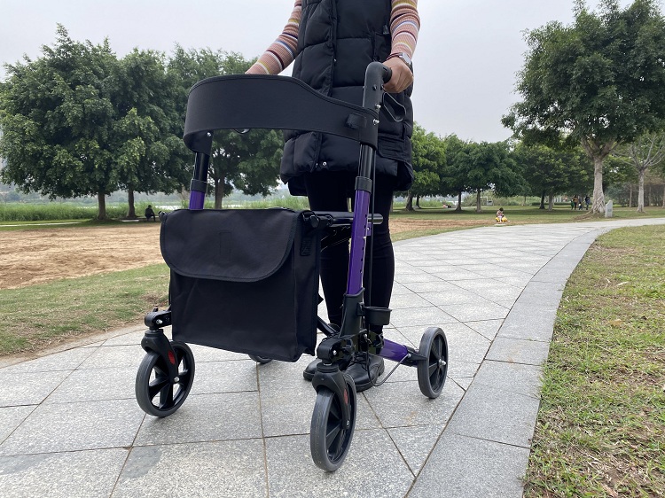 Tonia aluminio Rollator Walker Ayuda para caminar con un asiento cómodo para personas mayores TRA01