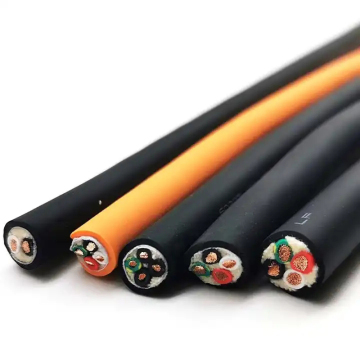 UL2586 2/4-Core 0.5 Square 20AWG Solar Flexible Towing Chain Power Cable Import