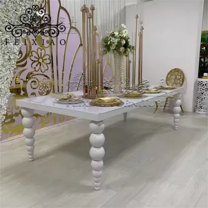 Stainless Steel Wedding Dining Table Furniture