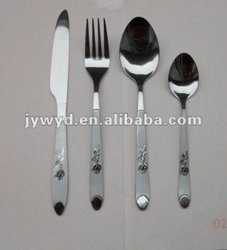 Stainless Steel Flatware With Sand Blast
