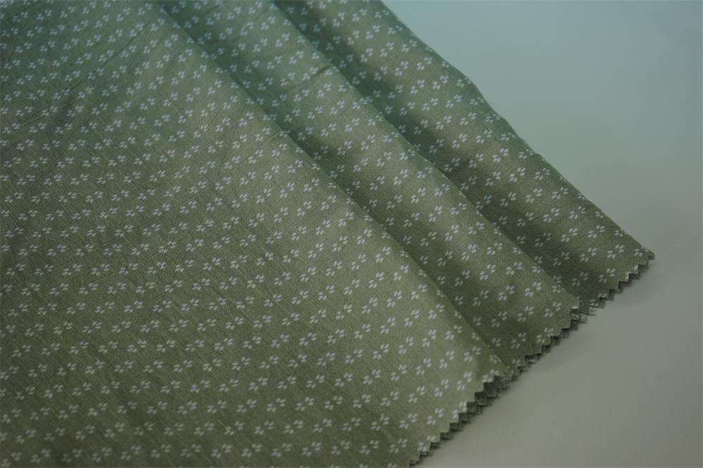 Viscose Polyester Natural Crease Mark Fabric