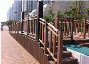 2014 Cheap Wood Plastic Composite Outdoor WPC Guardrail
