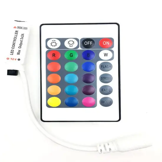 DC12V Mini LED RGB/RGBW Wireless Remote DMX Controller for LED Strips