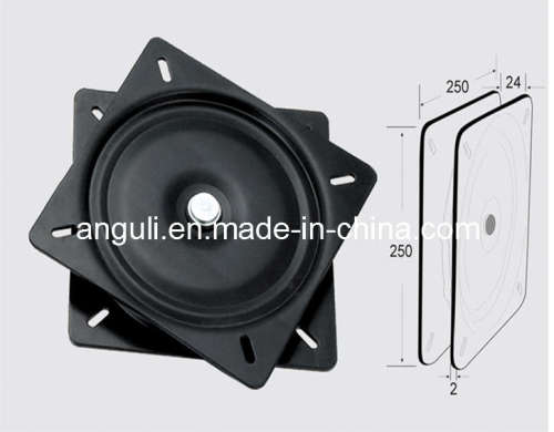 360 Degrees Black Ball Bearing Swivel Plate (AN3907)