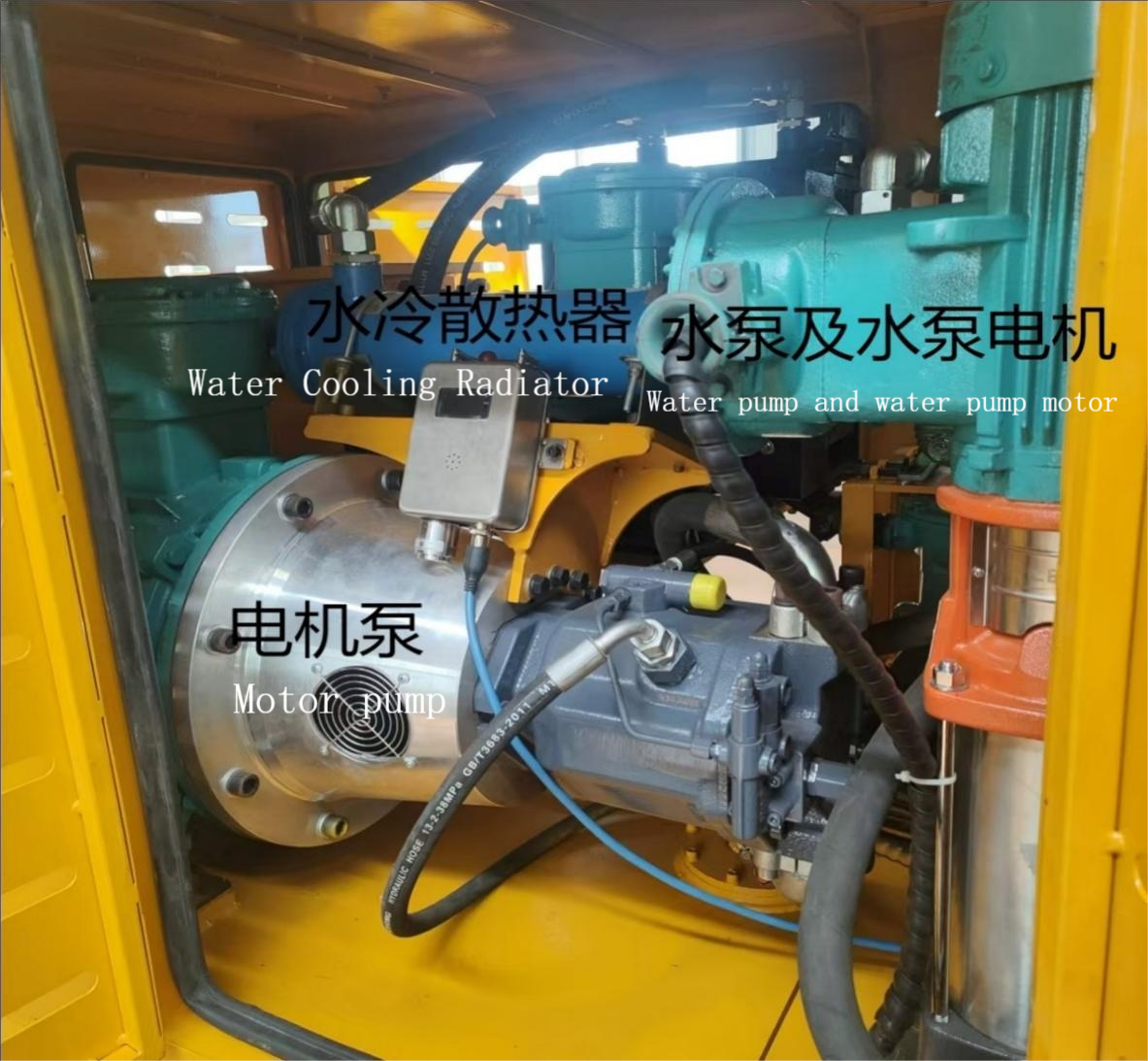 Crawler hydraulic drilling rig for coal mines