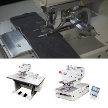 Buttonholer Sewing Machine with Hand Operating Attachement