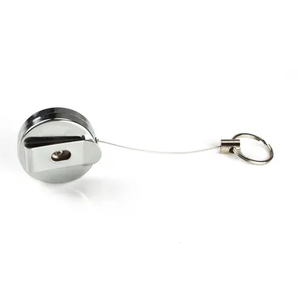 Steel Cord Retractable ID Badge Reel