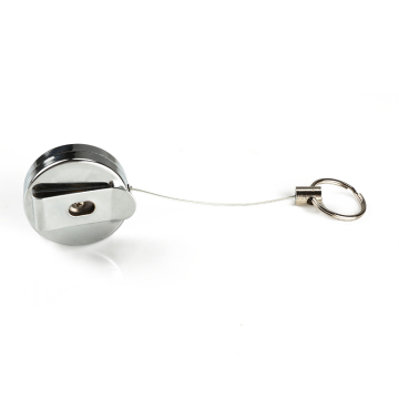 Steel Cord Retractable ID Badge Reel