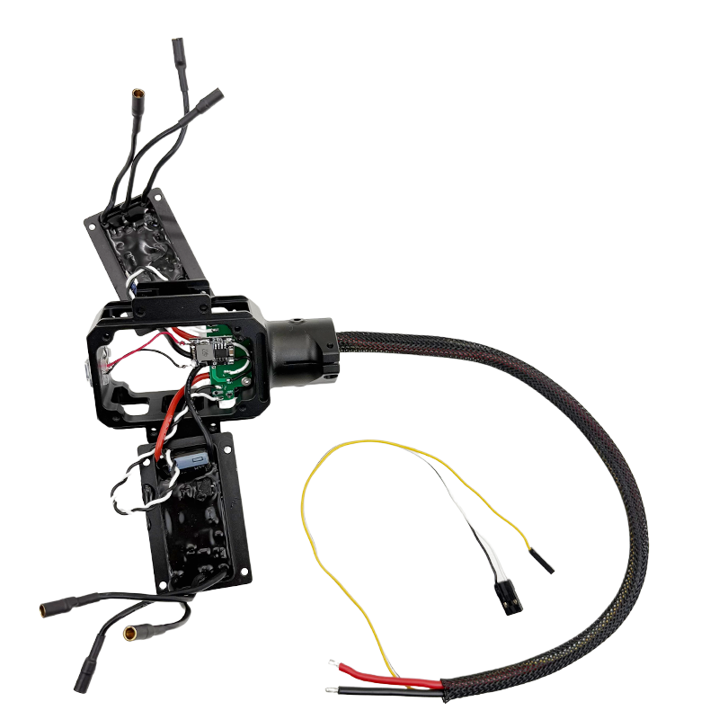 CNC OD25mm X8 Dual Motor Mount with 2pcs 40A ESC Assembly, Double-motor Bracket with 40A ESC Assembly for Pipe 25mm UAV Drone