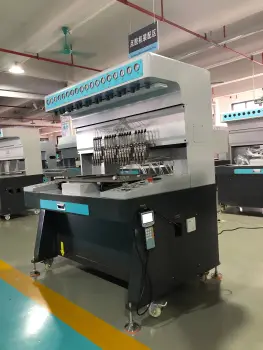 12/16 color rubber patch machine