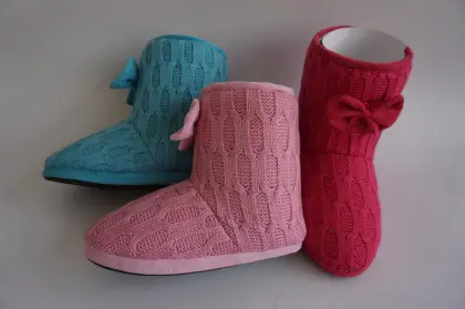 Ms red warm indoor short boots