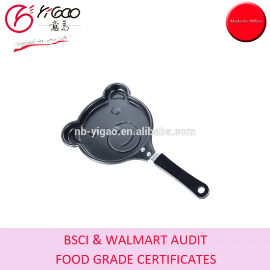 Ningbo Home Bakeware Supplier BPA Free Carbon Steel Kids Pancake Pans