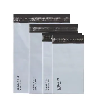 White Self-Sealing Postal Mail Sacks and Mailing Bags