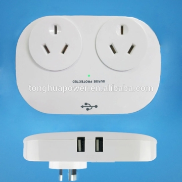 USB hub saa australian power extension socket with surge protector /australian standard saa usb travel power adapter