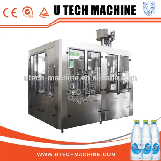 New Product 2017 Three In One Plastic Bottle Drinking Pure Water Filling Machine