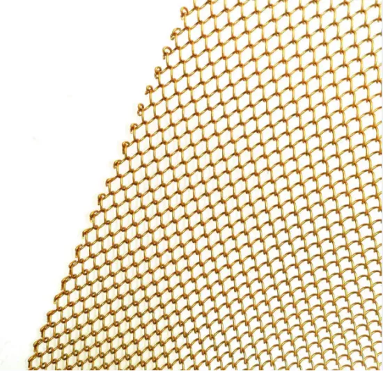 Stainless Steel and Aluminum Alloy Decorative Wire Mesh for Restaurants