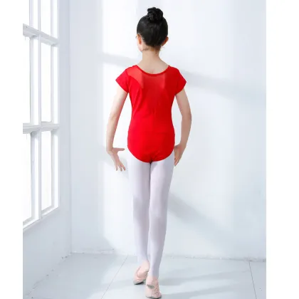 Big Neckline Dance Dress with Short Sleeves, Bow Detail, and Ballet Jumpsuit: Your Perfect Dancewear Solution